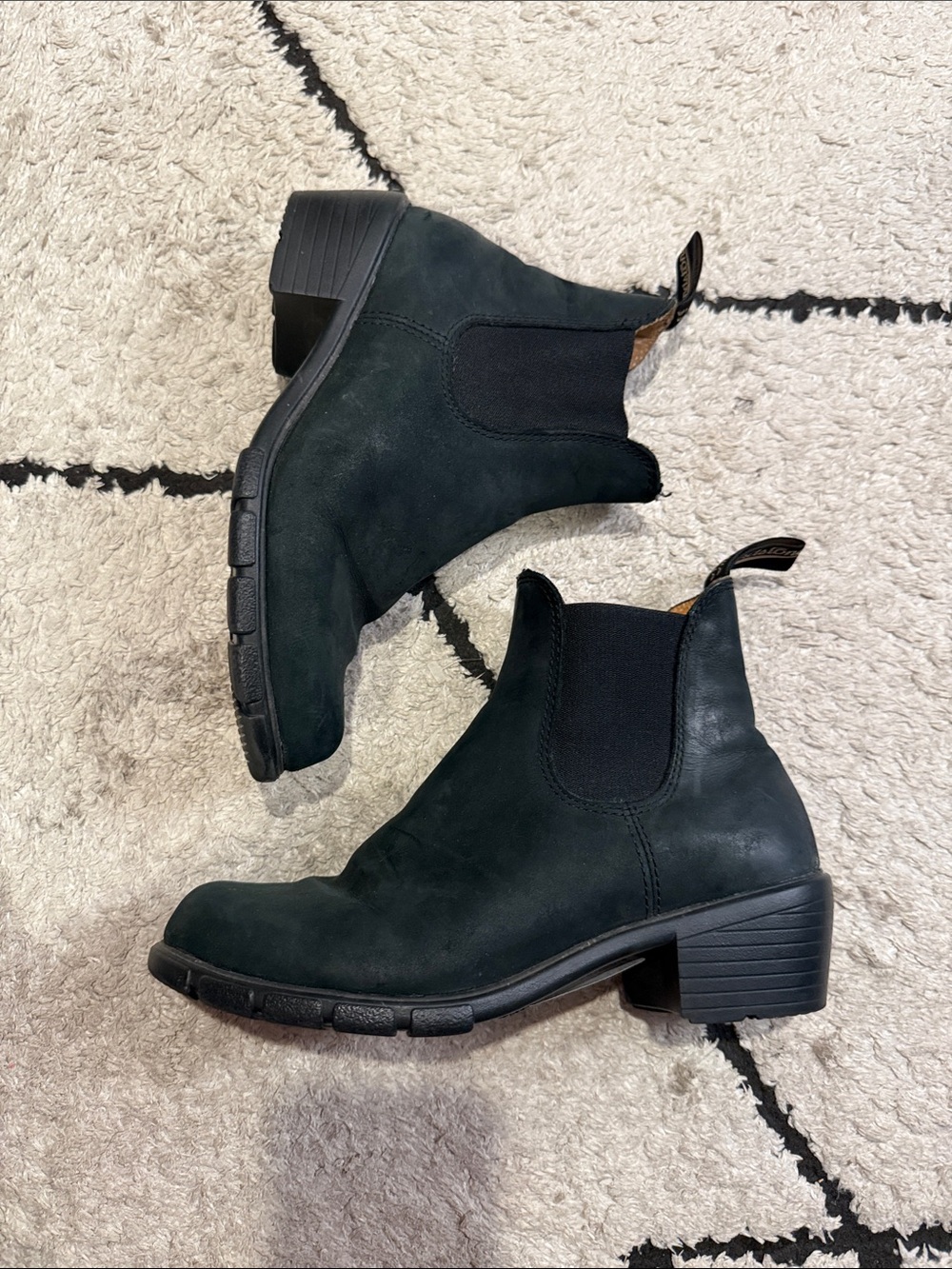blundstones 7 Classic Women's Chelsea Ankle Boots in Dark Grey black